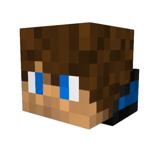 Viatic_SE Minecraft avatar head, 3D render