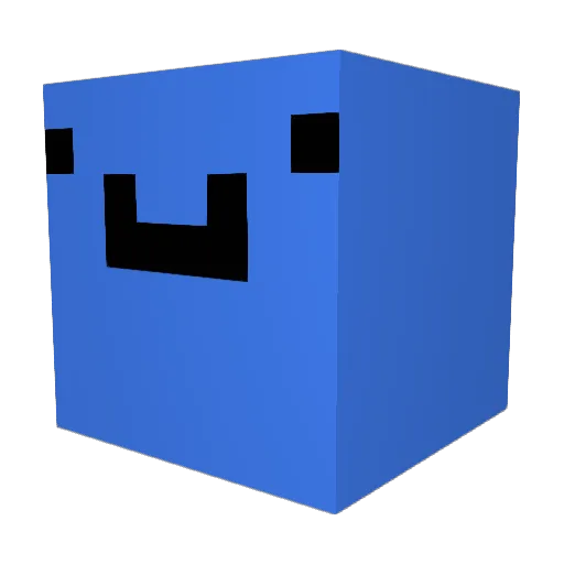 VibingMG07 Minecraft avatar head, 3D render