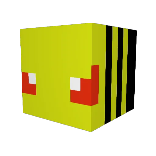Viblaxx Minecraft avatar head, 3D render