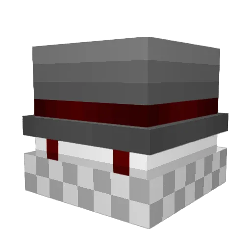 Viblooo Minecraft avatar head, 3D render