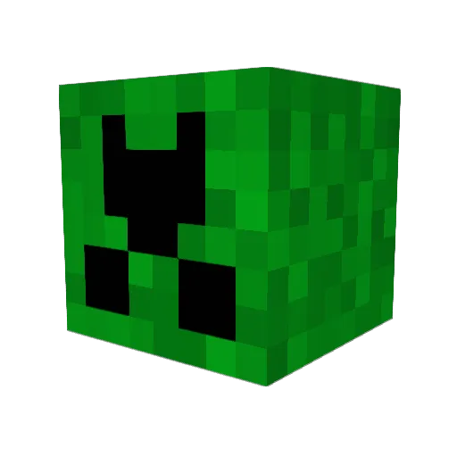 VicThorN Minecraft avatar head, 3D render