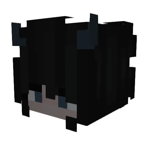 Vic_Wolf Minecraft avatar head, 3D render