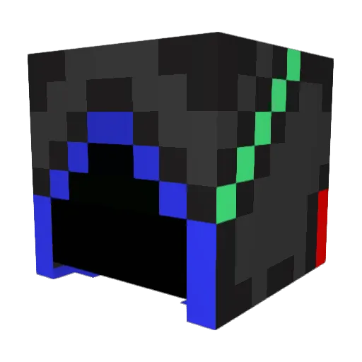 Vicarath Minecraft avatar head, 3D render