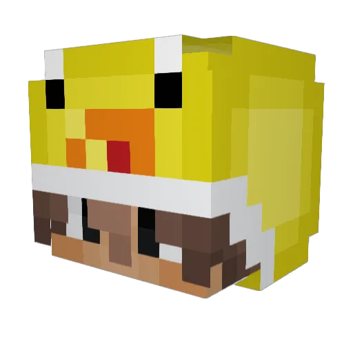 VicctorSlave11 Minecraft avatar head, 3D render