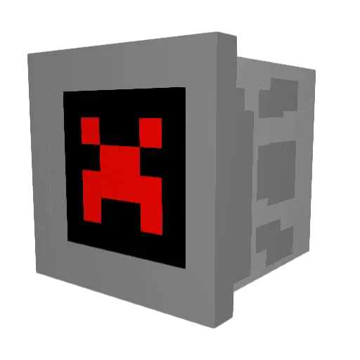 VicentBytes Minecraft avatar head, 3D render