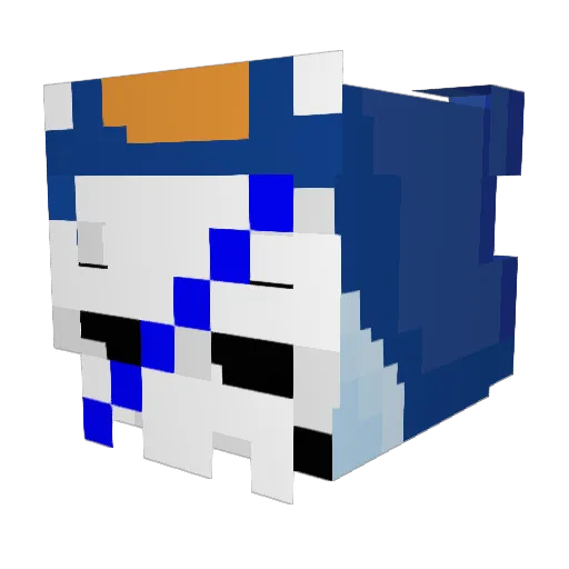 Vicente143 Minecraft avatar head, 3D render