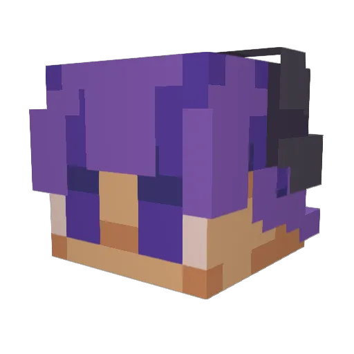 Vicerry Minecraft avatar head, 3D render