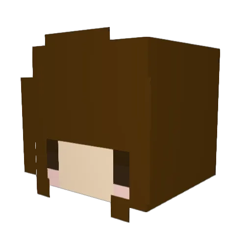 ViciadaDzn Minecraft avatar head, 3D render