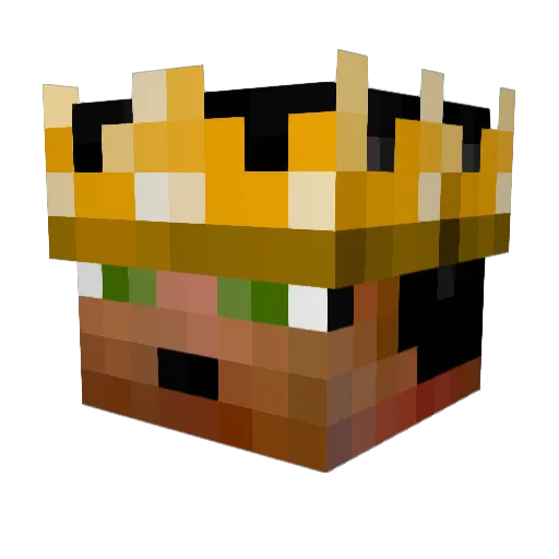 Vicingus Minecraft avatar head, 3D render