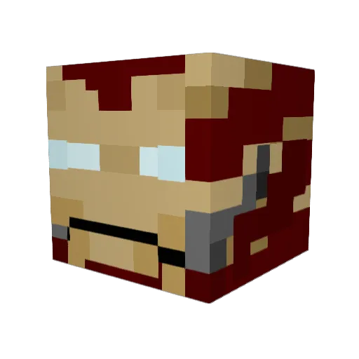 ViciousOrion Minecraft avatar head, 3D render