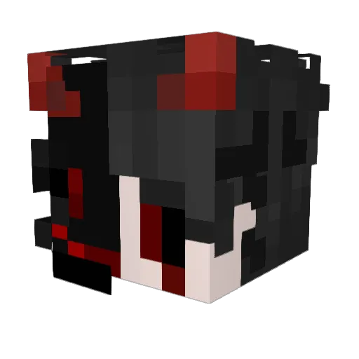 ViciousPetr Minecraft avatar head, 3D render