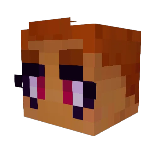 Vicious_Steel Minecraft avatar head, 3D render