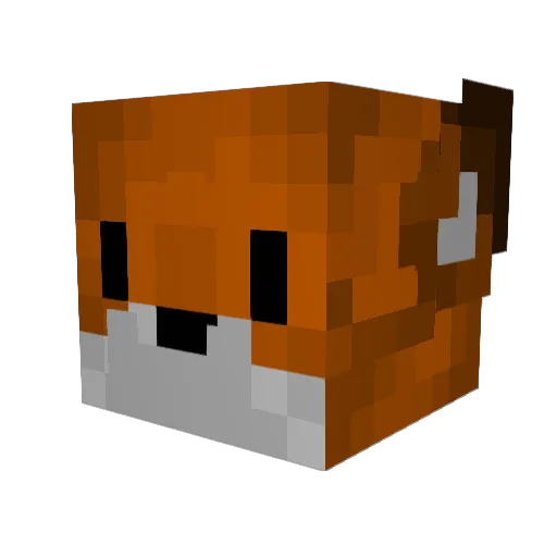 Vicky_Star Minecraft avatar head, 3D render
