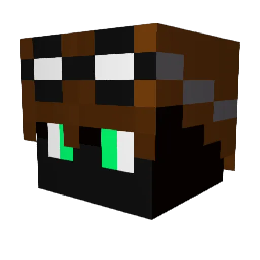 Vicmiha2010 Minecraft avatar head, 3D render