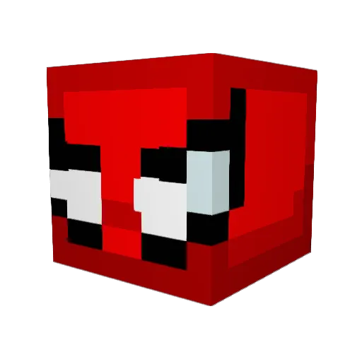 Vico555 Minecraft avatar head, 3D render