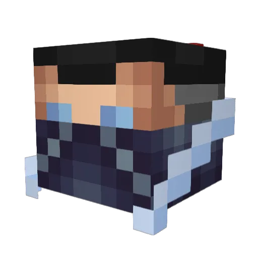 VicoBaleon Minecraft avatar head, 3D render