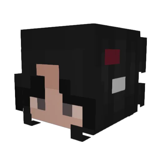 Vicpat02 Minecraft avatar head, 3D render