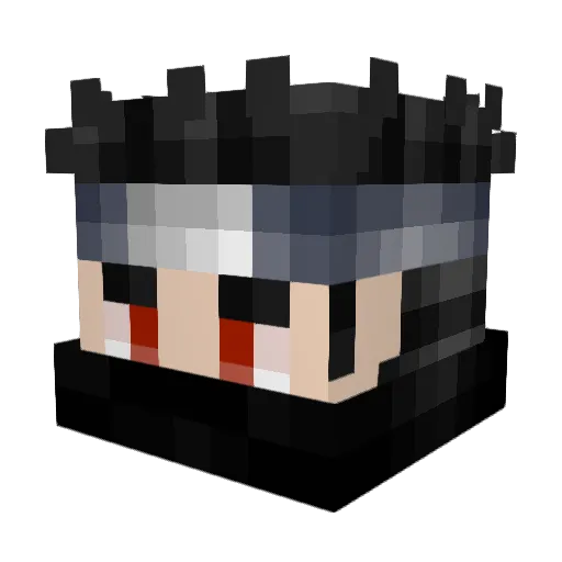 Vict0rz_ Minecraft avatar head, 3D render