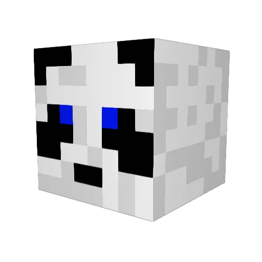 Victoaaarrr Minecraft avatar head, 3D render