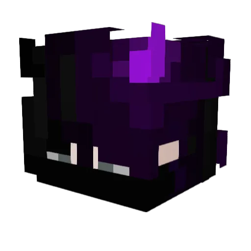 Victor0o Minecraft avatar head, 3D render