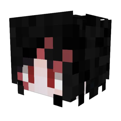 Victor1026 Minecraft avatar head, 3D render