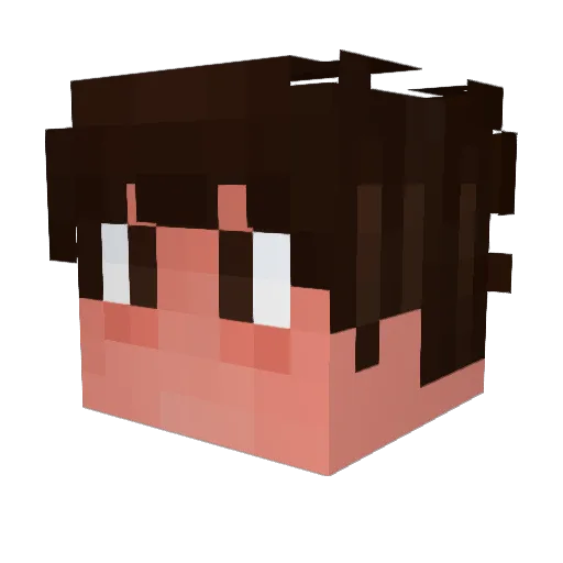 Victor3150 Minecraft avatar head, 3D render