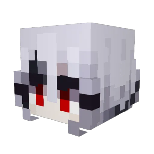 Victor427 Minecraft avatar head, 3D render