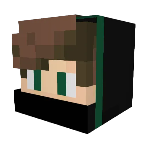 VictorCoutinho03 Minecraft avatar head, 3D render