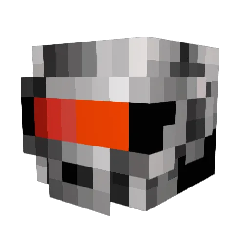 VictorDum Minecraft avatar head, 3D render
