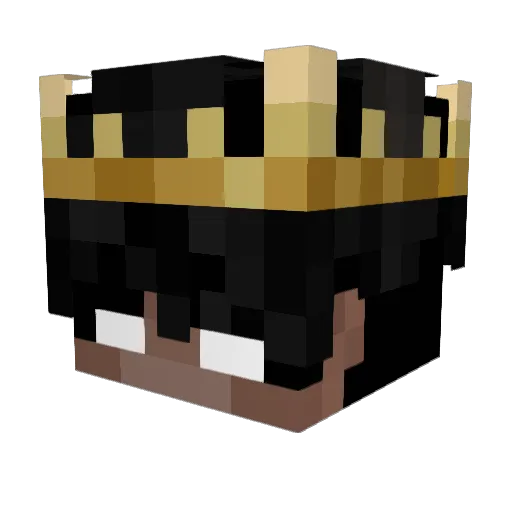 VictorPC20 Minecraft avatar head, 3D render