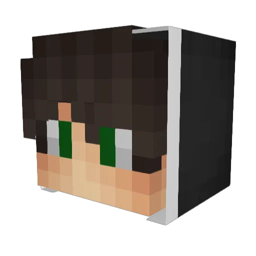 VictorTheMighty Minecraft avatar head, 3D render
