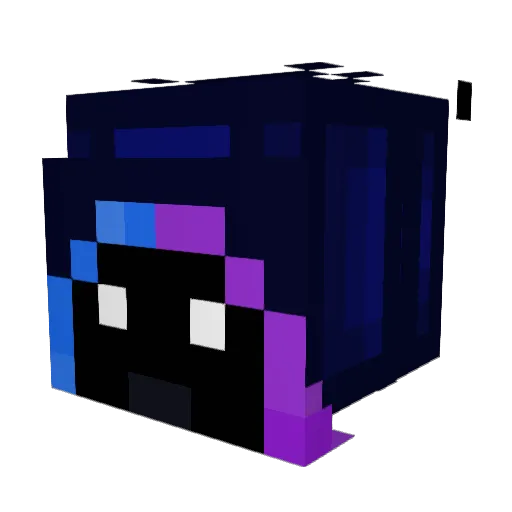 VictorX2000 Minecraft avatar head, 3D render