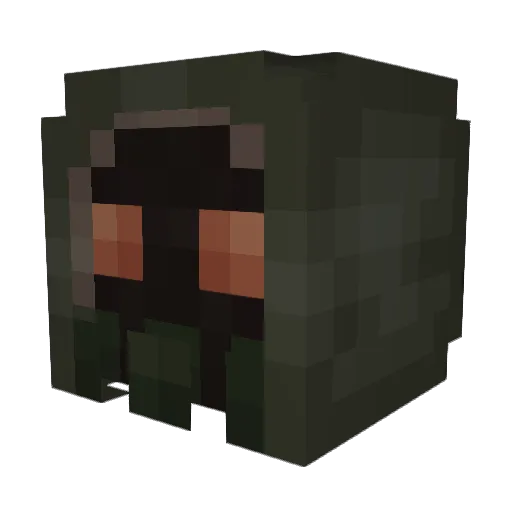 Victor_000 Minecraft avatar head, 3D render