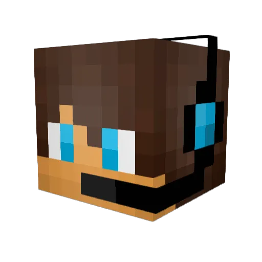 Victor_Gamer_Br Minecraft avatar head, 3D render