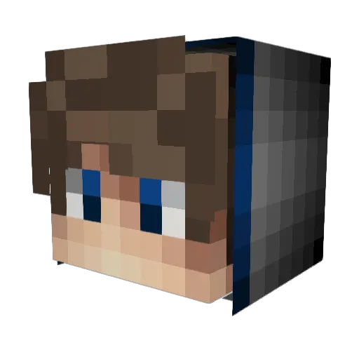 Victor_Monroe Minecraft avatar head, 3D render