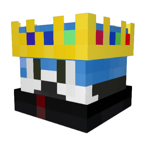 Victorero978 Minecraft avatar head, 3D render