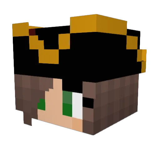 VictoriaS3cr3t Minecraft avatar head, 3D render