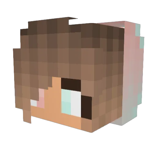 Victoria_Rose01 Minecraft avatar head, 3D render