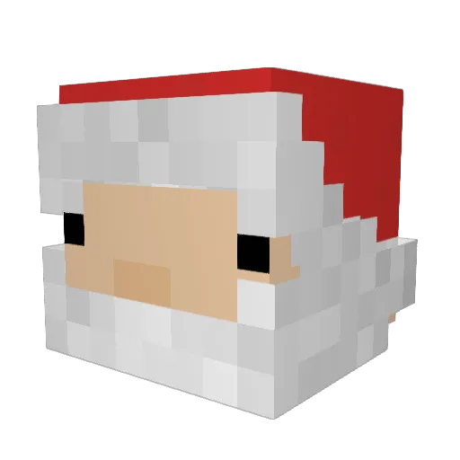 Victorikp Minecraft avatar head, 3D render