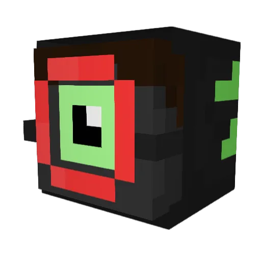 VictoriousZee Minecraft avatar head, 3D render