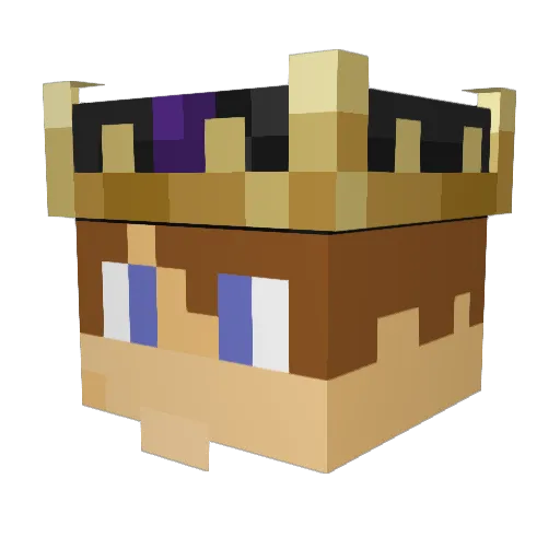Victorious_Vik Minecraft avatar head, 3D render