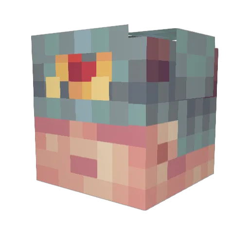 VictoriusMaximus Minecraft avatar head, 3D render
