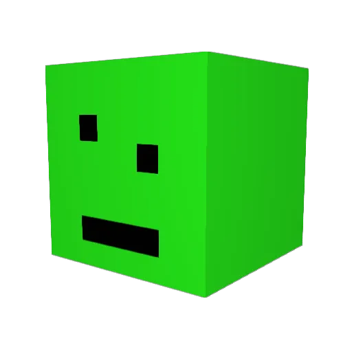 Victus2323 Minecraft avatar head, 3D render