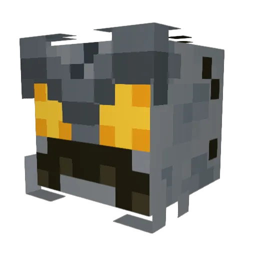 Vidagar Minecraft avatar head, 3D render