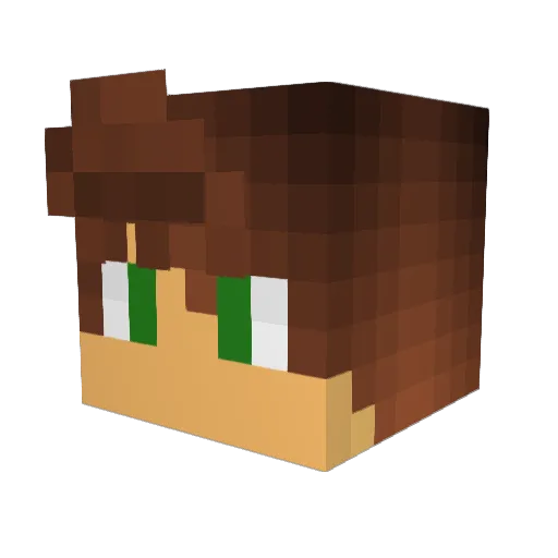 Vidarr__CL Minecraft avatar head, 3D render