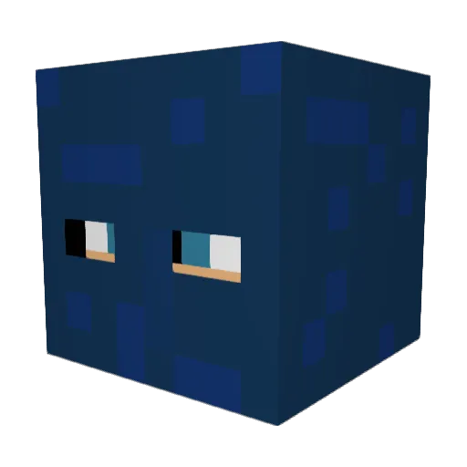 VideoGamer678 Minecraft avatar head, 3D render