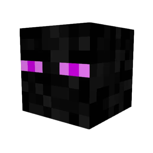 Videovamp Minecraft avatar head, 3D render
