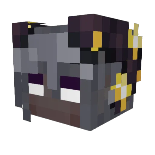Vie_Flame Minecraft avatar head, 3D render