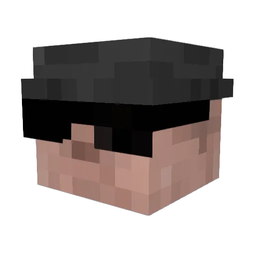Viehlmann Minecraft avatar head, 3D render