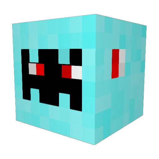Vienna26 Minecraft avatar head, 3D render